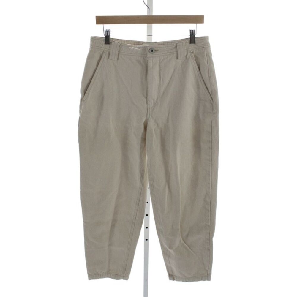 Alex Mill Womens Beige High Rise Chino Pants 50% Recycled Cotton Size 28